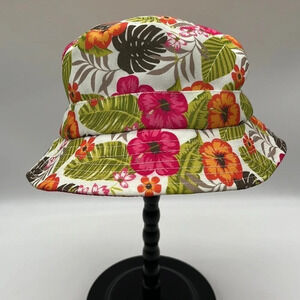 Kooba Hawaiian Floral Bucket Hat - One Size